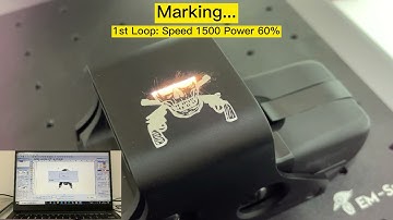 How to laser mark on a gun sight with EM Smart One - 3Plasers.com