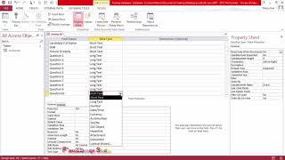 Exam Testing Database with MS Access Profile