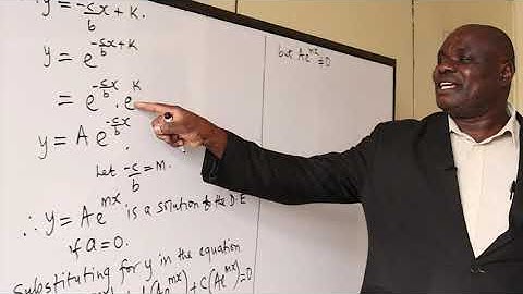 DIFFERENTIAL EQUATIONS SECOND ORDER {Linear second order Ordinary D.E, Case 1, Case 2, Case 3..... }