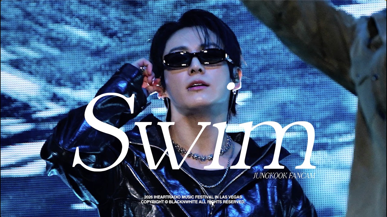 SWIM' FANCAM (Jungkook focus) @ 2026 iHeartRadio Music Festival in