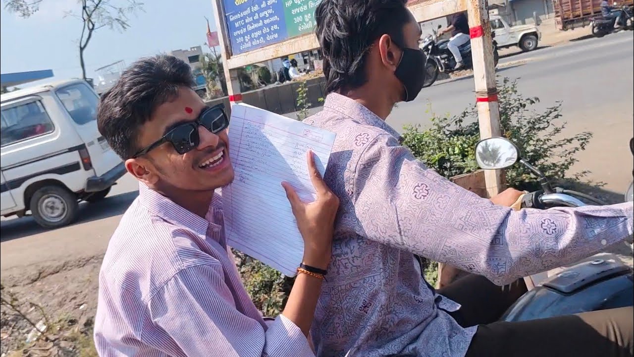 Uttam ka 12th HSC ka second pepar 🤯Bike pe padhai karli 😱