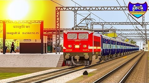 KALKA MAIL RUNS AT HIGHSPEED 110 KM/PH | Dankuni Section | MSTS Open Rails