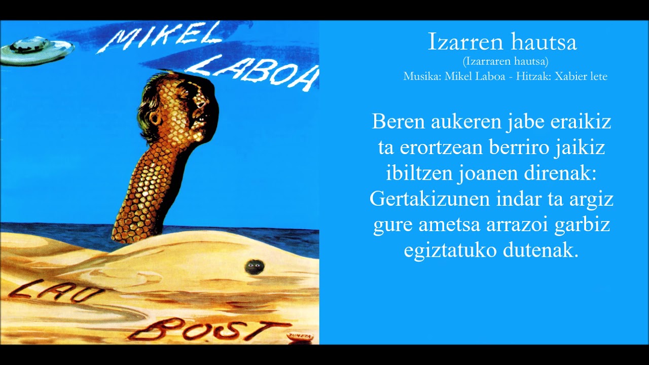 MIKEL LABOA - IZARREN HAUTSA (Izarraren hautsa) - (Lyric video)