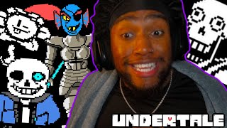 ALL THE UNDERTALE SONGS ARE CONNECTED (REMASTERED) REACTION!!!