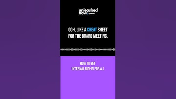 Cheat sheet for the Board Meeting #ai #boardroom