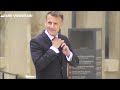 Le Président Emmanuel Macron arrive aux Obsèques de Edgar Morin - Hommage National le 3 juin 2026