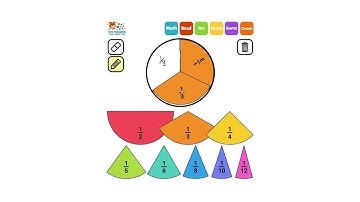 Partition Circle with Fraction Circles