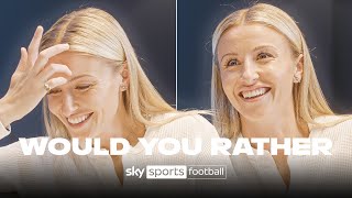 Punditry with Carra or Neville? 🤣 | Would You Rather with Leah Williamson & Sky Glass