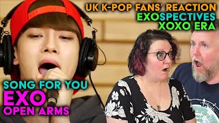 EXO - Open Arms Performance on A Song For You - UK K-Pop Fans Reaction