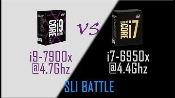 i9-7900x vs i7-6950x | OC vs OC | SLI Titan X Pascal | 5 GAMES
