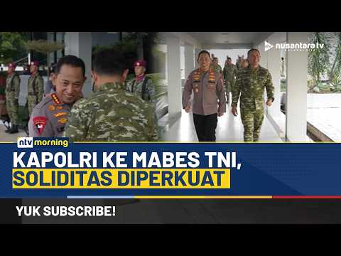 Temui Panglima TNI di Cilangkap, Kapolri Tegaskan Komitmen Perkuat Sinergitas TNI-Polri | NTV