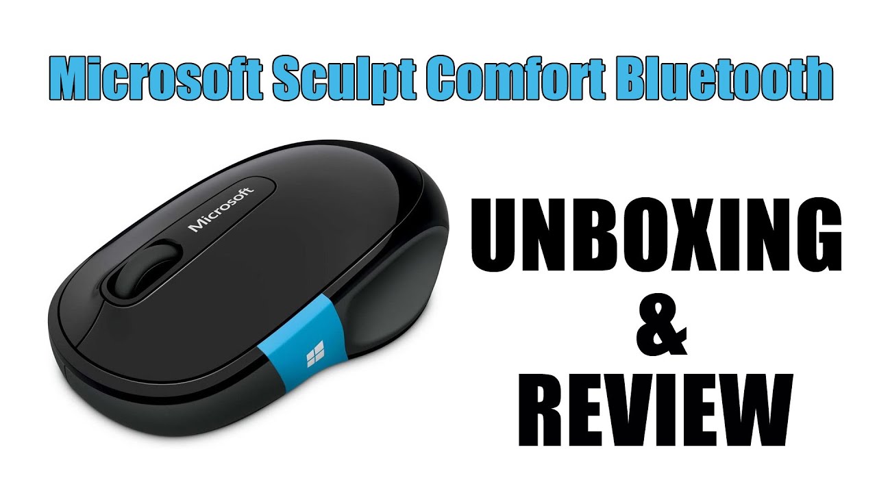 Microsoft Sculpt Comfort Mouse (BEST Bluetooth Mouse For Windows 7-10) 