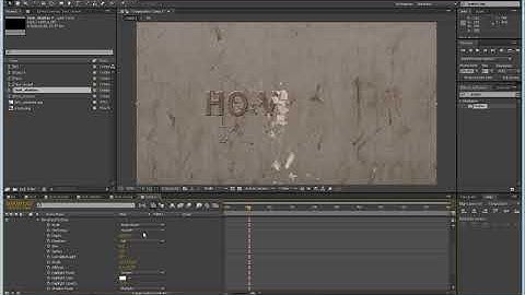 Hướng dẫn After Effect Part 30 - Hiệu ứng kính vỡ