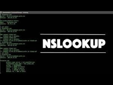 Video: Qual è lo scopo del comando nslookup?