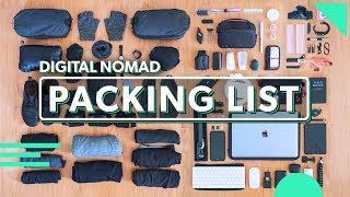 The Ultimate Digital Nomad Packing List | 81 Items For Minimalist Carry On Travel
