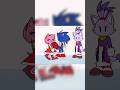 COME PICK MY ROSES‼️🌹 (SONAMY) 🩷💙 #sonicanimation #sonamy #trend