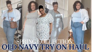 OLD NAVY TRY ON HAUL + REVIEW |  2025 SPRING COLLECTION| Plus Size - Sizes 22,XXL, XL