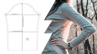 How to draft   Basic sleeve  block pattern part 2