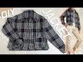 DIY Jacket/How To Make Flannel Jacket/From Scratch✂