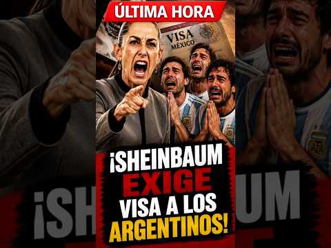 ¡Sheinbaum EXIGE visa a los ARGENTINOS!