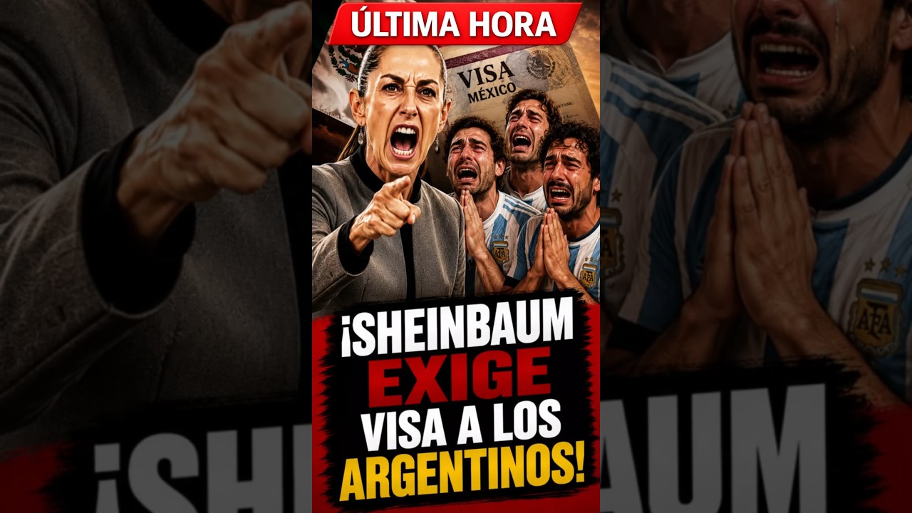¡Sheinbaum EXIGE visa a los ARGENTINOS!