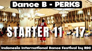 Starter 11 -17 Dance B - Perks Line Dance Competition Indonesia International Dance Festival