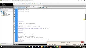 Form validation with JavaScript part 2(on user registration form)