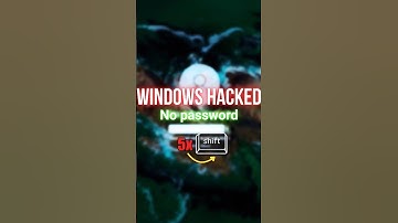 Hack Windows Password in 60 seconds #windows #password #ethicalhacking