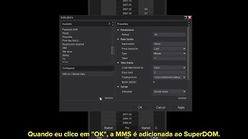 Como adicionar indicadores ao SuperDOM