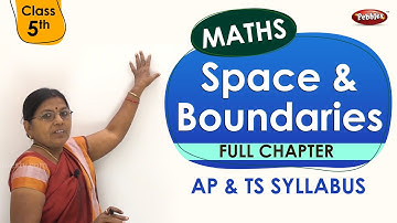 #Class 5 Mathematics | SPACE & BOUNDARIES | Maths in Telugu Explanation