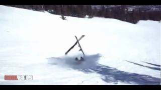 Ski backflip faceplant - FAIL