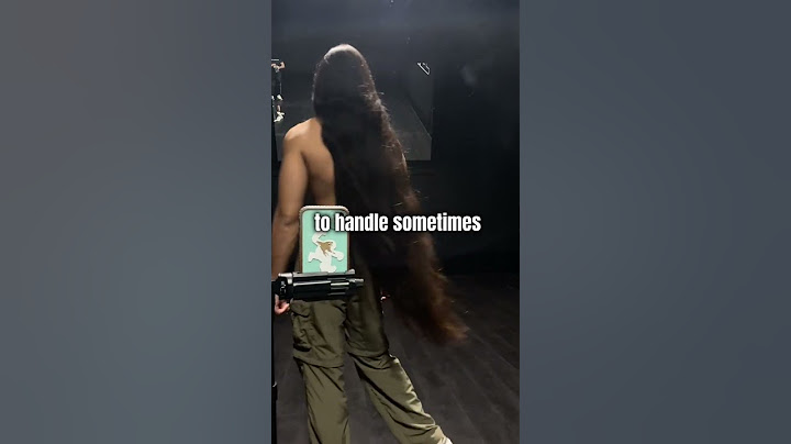 Man With Really Long Hair
