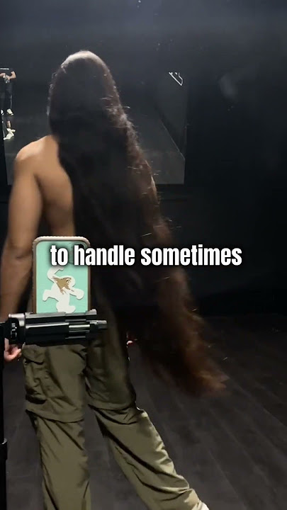 Man With Really Long Hair