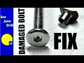 Fixing Damaged Bolts with a Tap and Die Set for Beginners