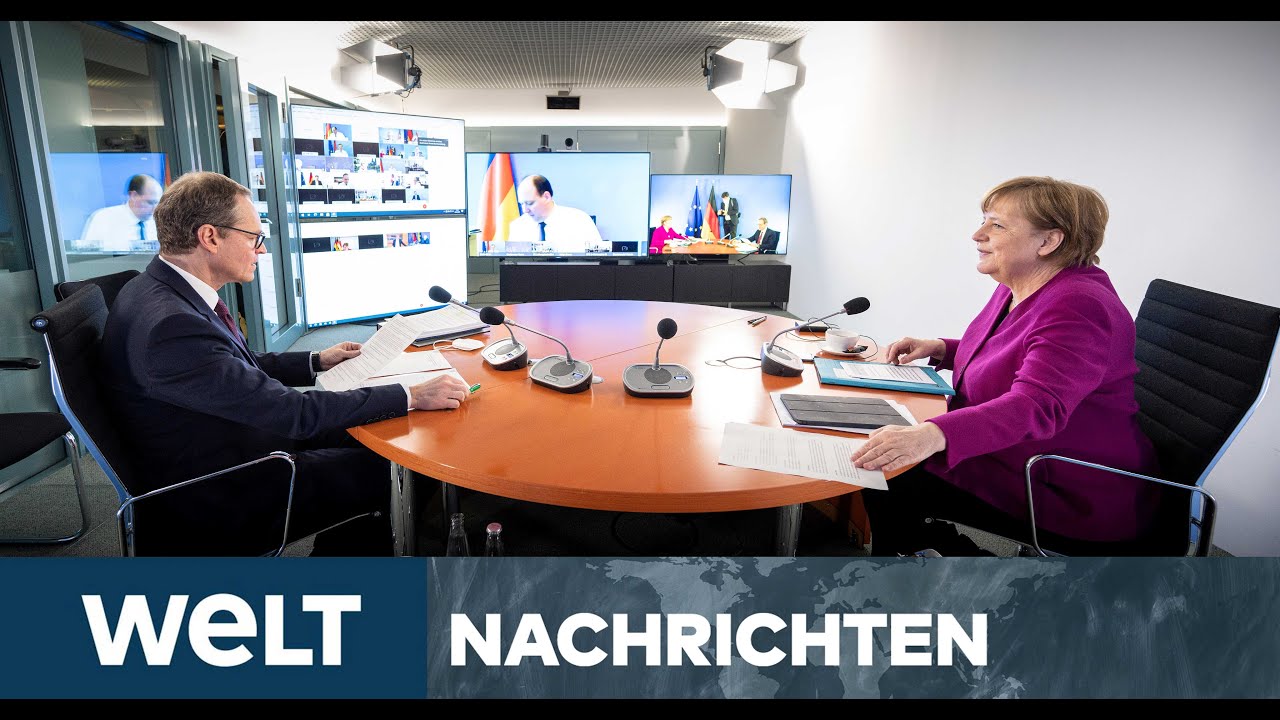 ANSPANNUNG BEI CORONA-GIPFEL: Ringen um Lockerungen - Überwinden Merkel und Länder die Gräben?