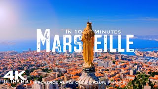 MARSEILLE 2024 🇫🇷 Drone Aerial 4K |  Côte d'Azur Provence Alpes FRANCE