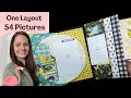 Scrapbook Flip Pages: Lemon Squeezy Interactive Layout.