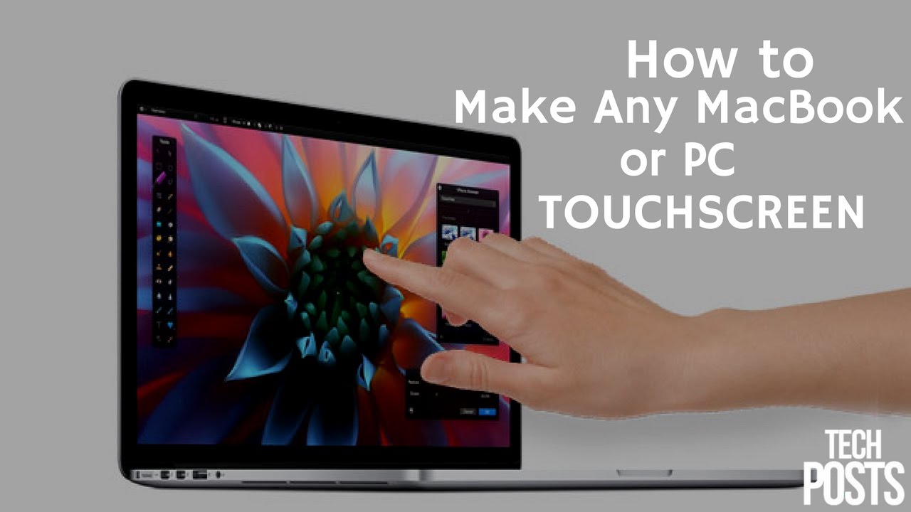 How to Make Any Laptop or MacBook PC Touchscreen - YouTube