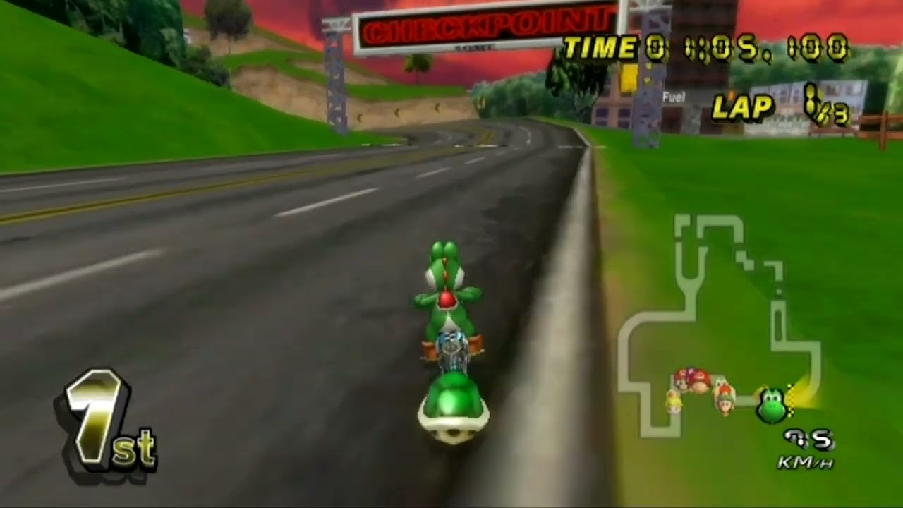 Mario Kart Wii - Rush City Run - (CTGP-R Custom Tracks)