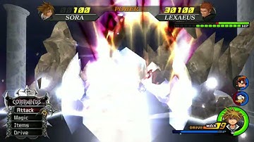 Kingdom Hearts II Final Mix (PS4) - Lexaeus Data Level 1 No Damage/Speedrun in 1:09 (Old)