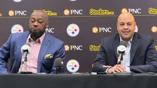 Mike Tomlin, Omar Khan on Troy Fautanu