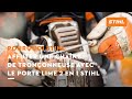 Tutoriel trononneuse n 12  affuter une chane de trononneuse avec le porte lime 2 en 1 stihl