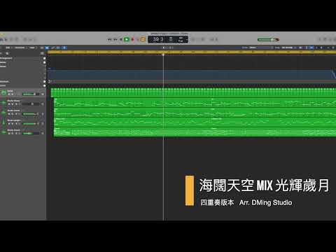 海闊天空 Mix 光輝歲月 四重奏版本｜[ DMing Studio ]
