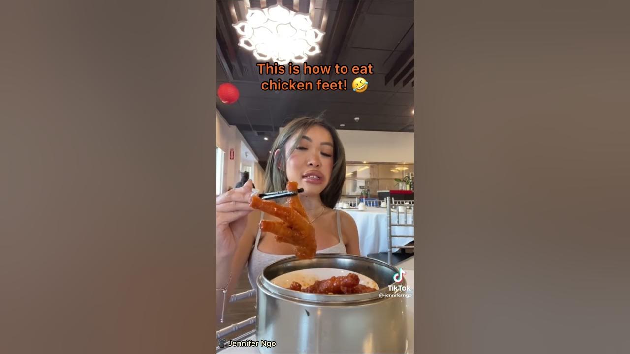 Ganito kumain ng chicken feet ng sosyal by Jennifer Ngo - YouTube