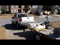 Pressure Wash Trailer Set Up - House Wash Soft Wash Demo