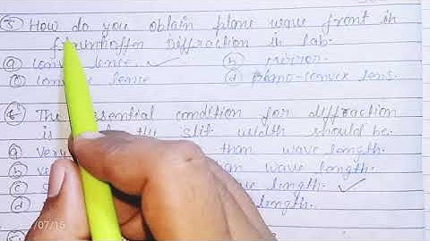 DDU university and RMLA UniversitySiddhartha mcq questions of Fresnel Diffraction of options