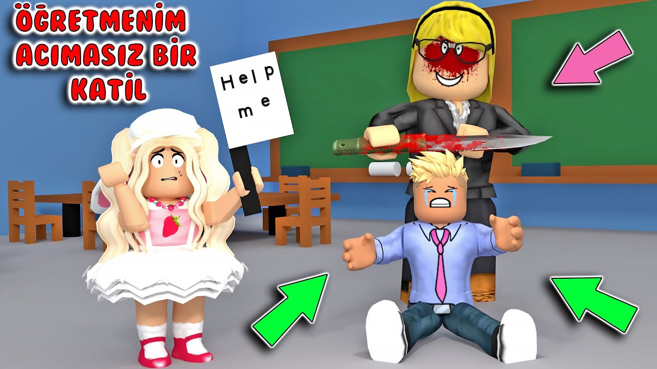 👧 ÖĞRETMENİM ACIMASIZ BİR KATİL ! 😱💔 | BROOKHAVEN RP KOMİK HİKAYE !💚