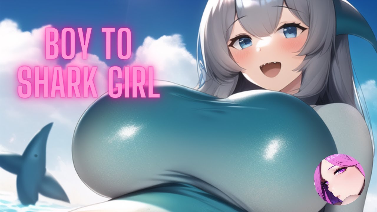 Boy became SHARK GIRL | TG TF Gender Bender Anime Gender Swap Transgender TF