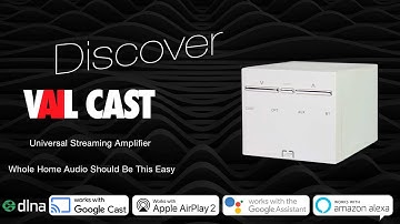 What is a streaming amplifier for wired speakers? VAIL Cast Compact Streamer Amp