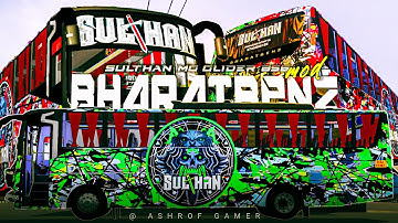 New BHARATBENZ MG GLIDER BS6 BUS MOD For Bussid 💥New Bus Mod For Bussid #bussidmod